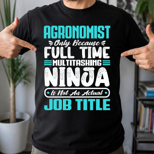 Camiseta Título de Emprego Profissão de Agrônomo Engraçado