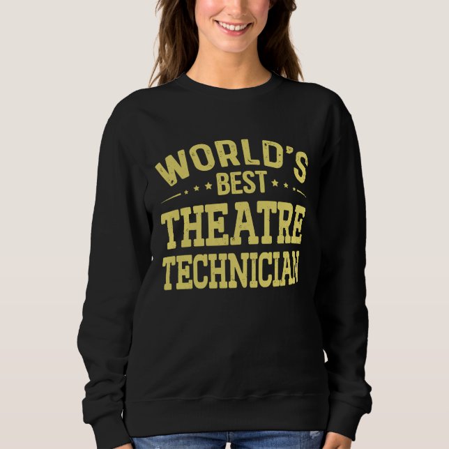 Camiseta Título de Emprego Técnico de Teatro Mais Bem do Mu (Frente)