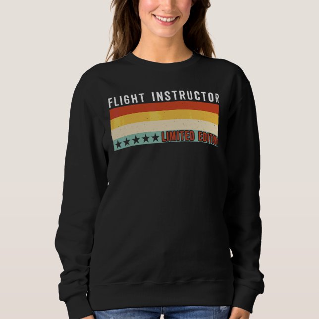Camiseta Título de Profissão de Instrutor de Voo Profission (Frente)