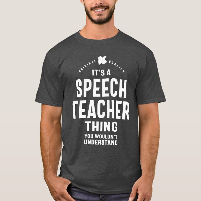 Camiseta Título de Trabalho Engraçado do Professor de Discu (Frente)