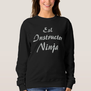Camiseta Título de Trabalho Ocupação de Instrutor de Esl