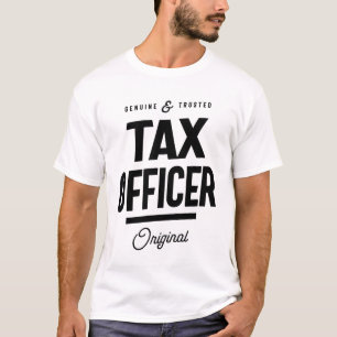 Camiseta Título do cargo de oficial fiscal dotado de fundos