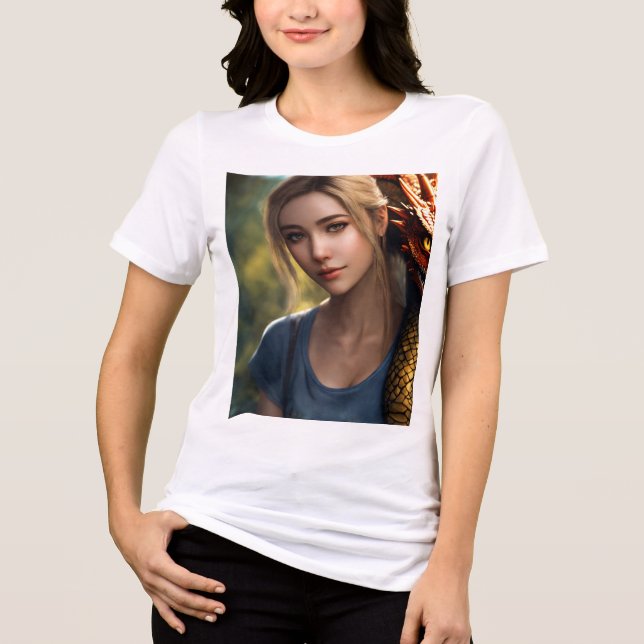 Camiseta **Título do diafragma: "Beleza radiante"** **Conc  (Frente)