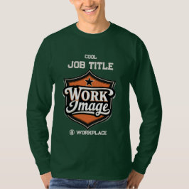 Camiseta Título do Trabalho e Local de Trabalho Personaliza