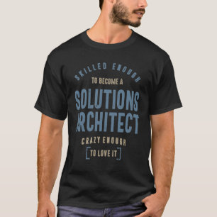 Camiseta Título do Trabalho Engraçado do Arquiteto de Soluç