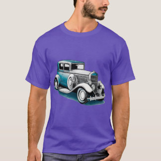 Camiseta Título Elegante Ilustração de 1920 Vintage Sobredi