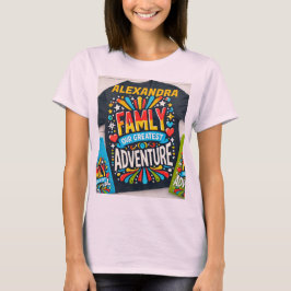 Camiseta Título: "Family Adventure Crew - Correspondente Vi