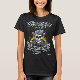 Camiseta Título Para Sempre Polícia Militar Exército Americ