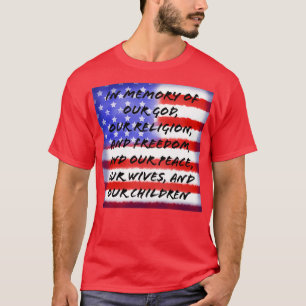 Camiseta Título Patriótico da Liberdade