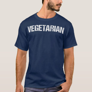 Camiseta Título Simples Vegetariano
