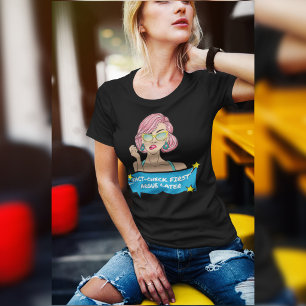 Camiseta Título: Verifique os Fatos Antes de Argumentar  Ar