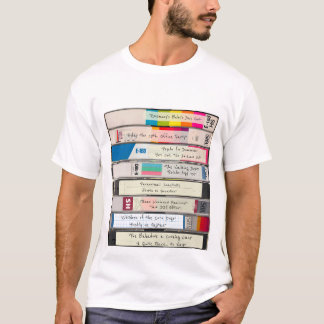 Camiseta Títulos de Filmes Editáveis de Paródia de Hallowee