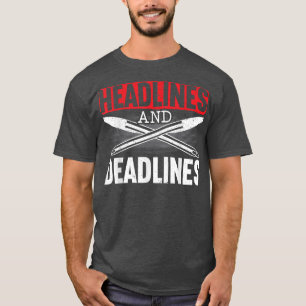 Camiseta Títulos E Prazos Jornalismo Correspondente J