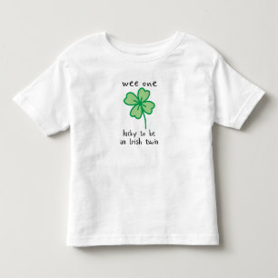 Camiseta Tivemos sorte de ser uma camiseta-criança gêmea ir