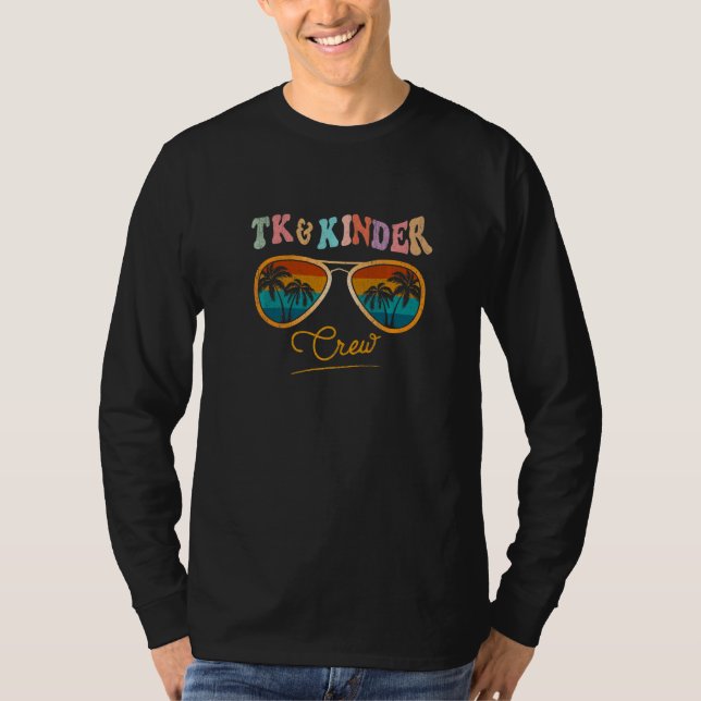Camiseta TK and Kinder Crew TK Teacher Transitional Kinderg (Frente)