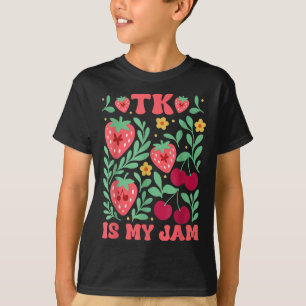 Camiseta Tk É Meu Jam Strawberry Cherry Kinder Transitório