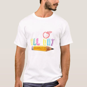 Camiseta TK O Dia Transitório Do Jardim De Infância De Volt