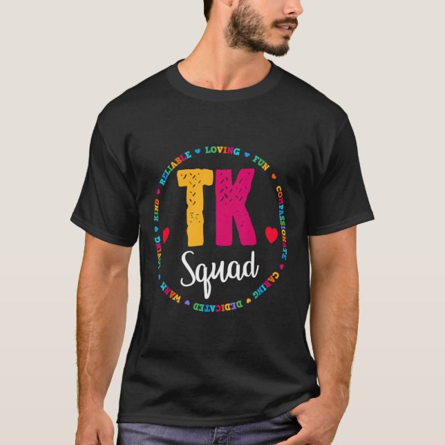 Camiseta Tk Squad Tee - Transitional Kindergarten Teacher T (Frente)