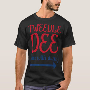 Camiseta Tle Dee Com Dum Fantasia De Halloween Combinando R