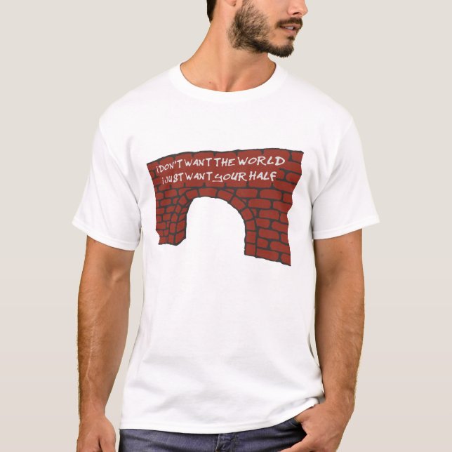 Camiseta TMBG - I don't want the world (Frente)