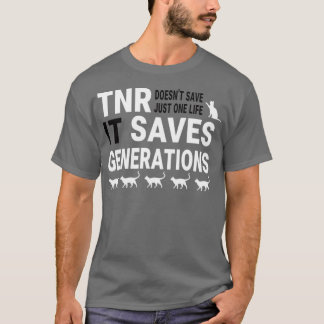 Camiseta TNR salva vidas Salvando Cat