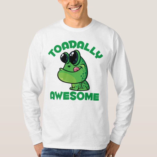Camiseta Toad de Cartoon Feliz e Incrível (Frente)