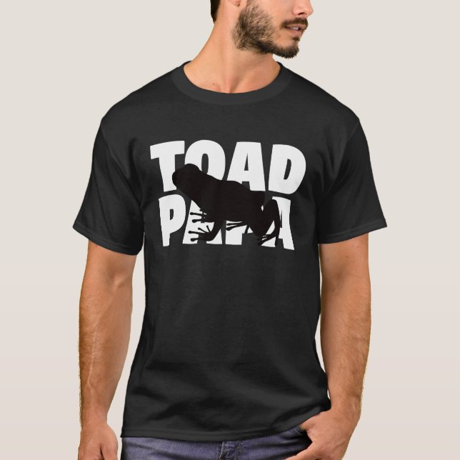 Camiseta Toad Papa  for Toad Lover Animal Father Toad Dad (Frente)