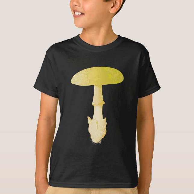 Camiseta Toadstool do amanita do boné de morte (Frente)