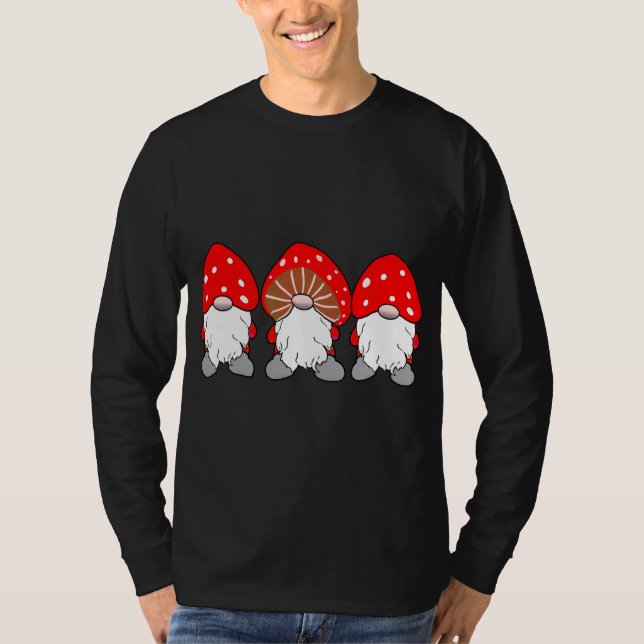 Camiseta Toadstools Gnomos do Cogumelo (Frente)