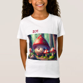 Camiseta Toadstools na floresta - costume de boa sorte