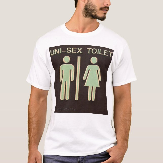 Camiseta Toalete unisex (Frente)