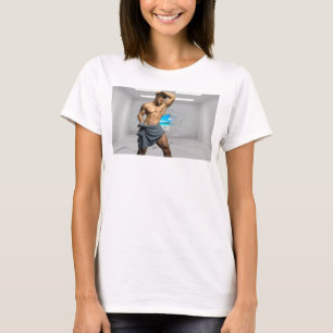 Camiseta Toalha de Homem de SlipperyJoe quebrada parede bra