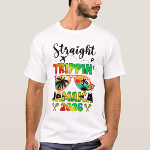 Camiseta Toalha de Viagem Reto Jamaica 2026 Férias em Famíl