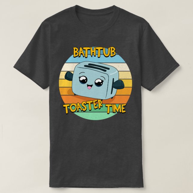 Camiseta Toaster Bath (Frente do Design)