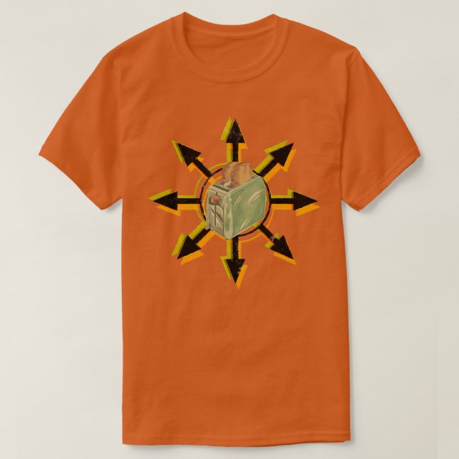 Camiseta Toaster Chaos (Frente do Design)