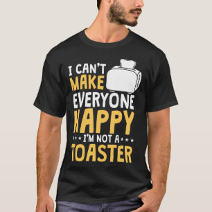 Camiseta Toaster Dizendo Amor Pão Bravo
