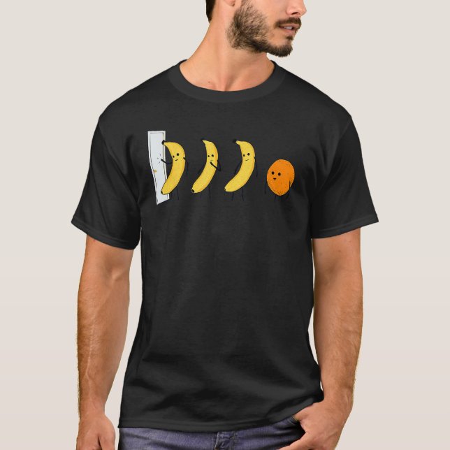 Camiseta Toc. - Quem está lá - Banana que está lá - O (Frente)