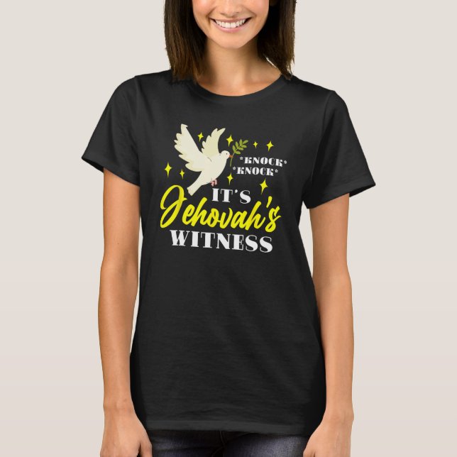 Camiseta Toc Toc É uma Testemunha de Jeová TJ (Frente)