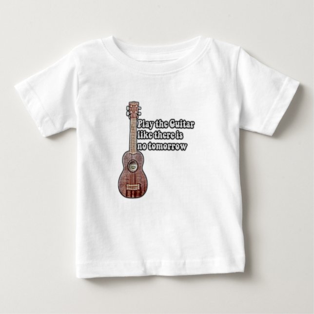 Camiseta Toca a guitarra como se não houvesse amanhã. (Frente)