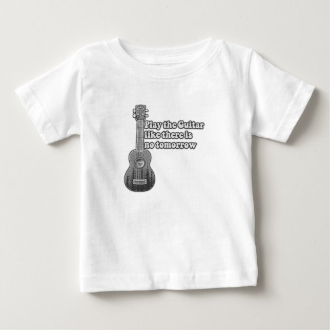 Camiseta Toca a guitarra como se não houvesse amanhã (Frente)