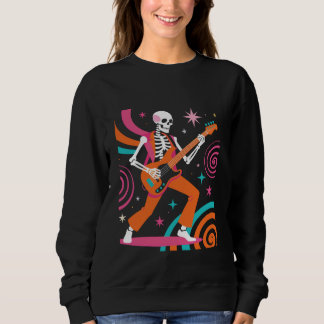 Camiseta Toca Baixo Esqueleto Retro u2013 Funky Jazz