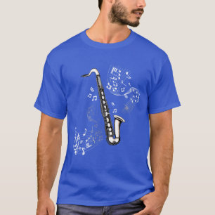 Camiseta Toca Clarinete Baixo Orquestra Banda Clarinete Bai