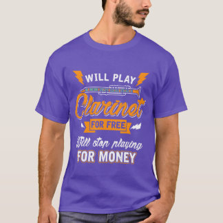 Camiseta Toca Clarinete Música Banda Divertida Menino