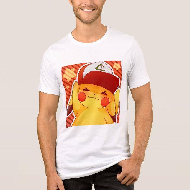 Camiseta Toca de Treinador Pikachu  (Frente)