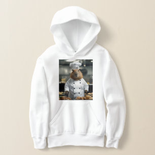 Camiseta Toca do Chef Capivara Engraçado, Capuz para Crianç