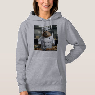 Camiseta Toca do Chef Capivara engraçado, Ladies Hoodie