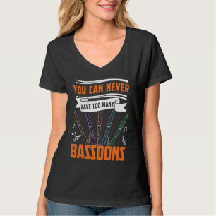 Camiseta Toca Fagote Mulheres Homens Orquestra Fagotista P