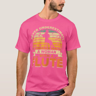 Camiseta Toca Flauta Feminina Musicista Flauta