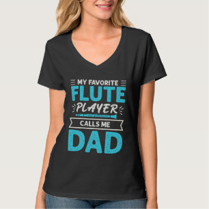 Camiseta Toca Flauta Me Chama de Pai Músico Expert Planej