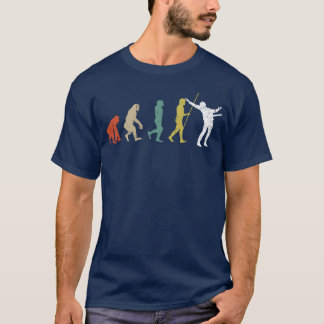 Camiseta Toca guitarra vintage evolução retro